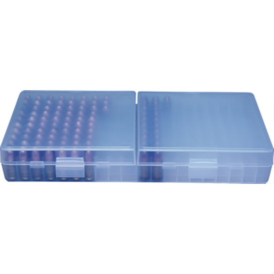 MTM AMMO BOX 200RD FLIP-TOP 9MM 380ACP BLUE - Sale